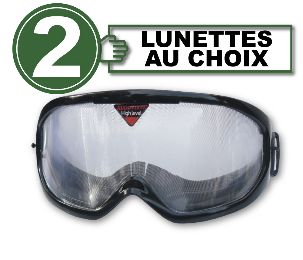 Pack de 2 lunettes au choix