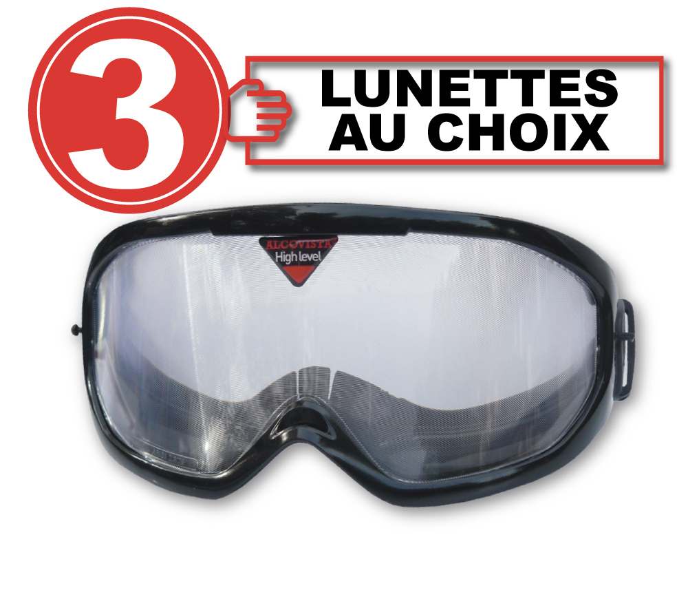 Pack de 3 lunettes au choix